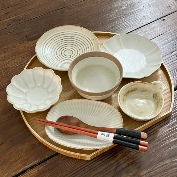 漫生活老板娘 陶韵和风 套装一人食精致小众个性餐具餐厅酒馆碗碟