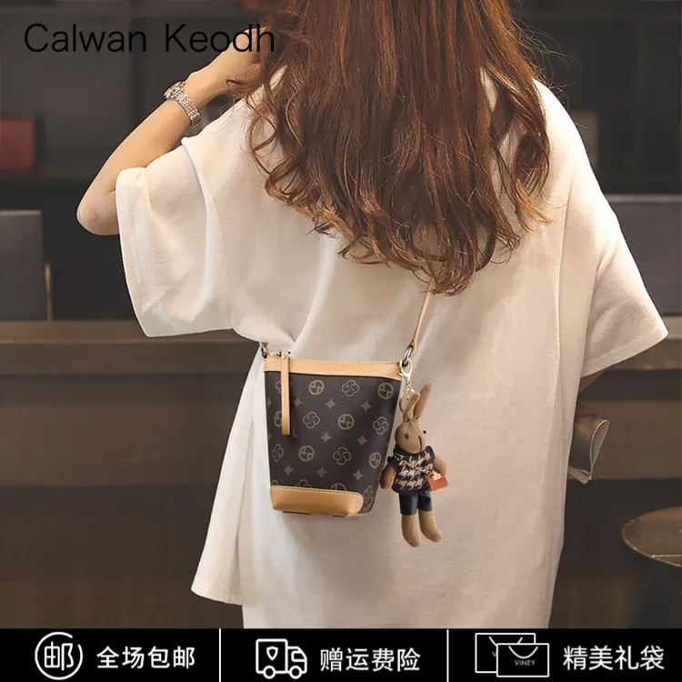 Calwan Keodh包包女包复古风百搭斜挎手机包生日礼物送女友送老婆