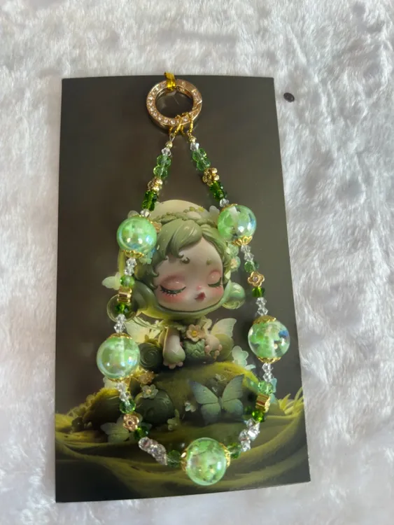 奢华高级感手机挂绳短款手腕挂链个性圆珠防丢挂件