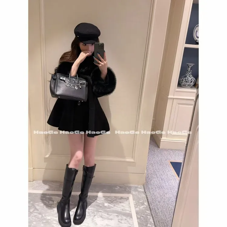 浩哥严选●人间白月光HGQ5DY3866A全羊毛大衣预时尚显瘦秋冬百搭款