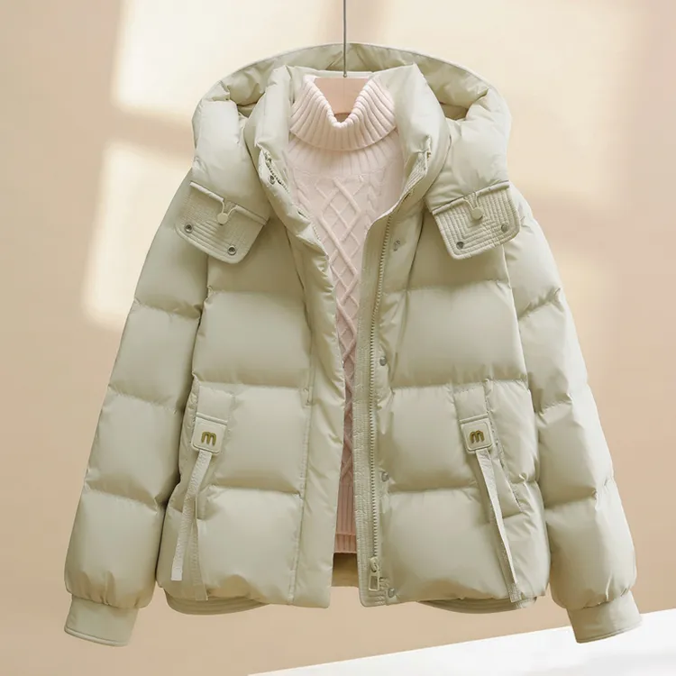 012棉服女短款2025冬季新款韩版宽松ins棉袄外套加厚保暖连帽棉服