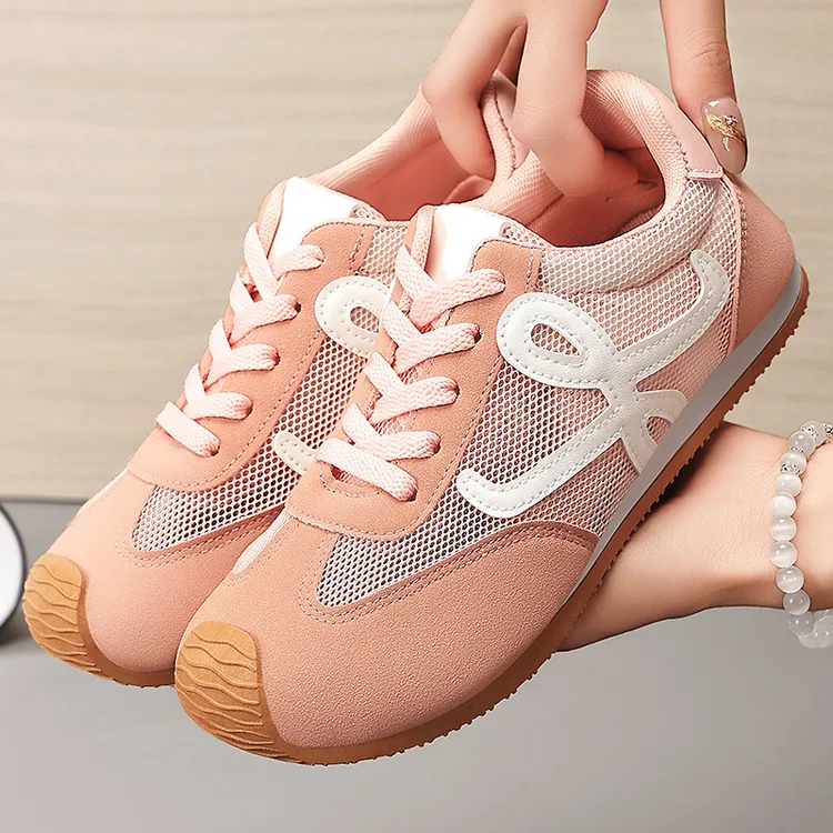 鞋子女鞋百搭休闲鞋时尚百搭单鞋软底舒适不累脚跑步鞋透气网面鞋