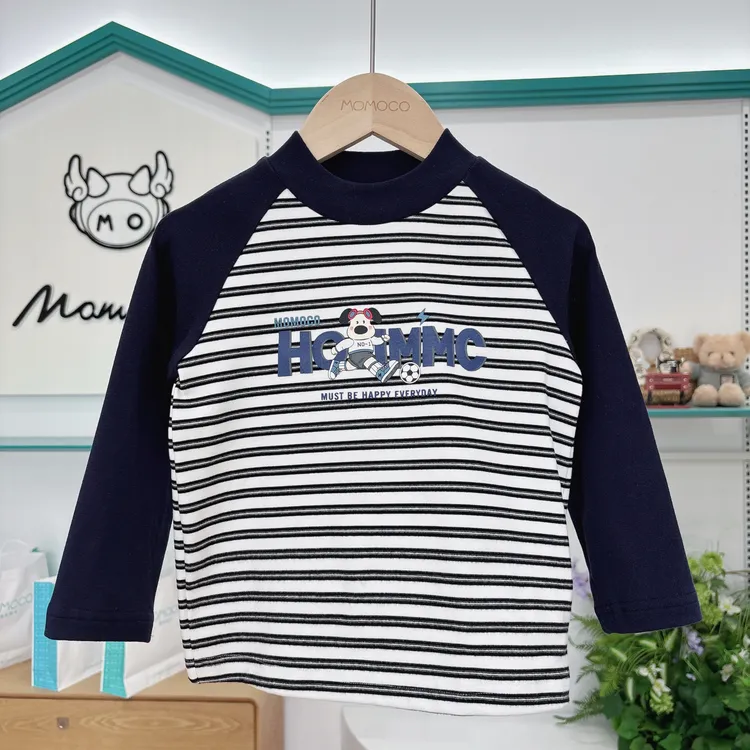 MOMOCO/玛米玛卡冬季男童潮流德绒小狗长袖时尚上衣77330235062