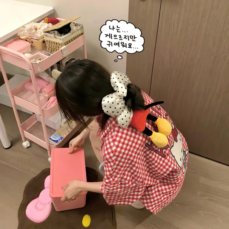 睡衣女款2025年夏季新款格子可爱凯蒂猫甜美风睡衣三件套装家居服