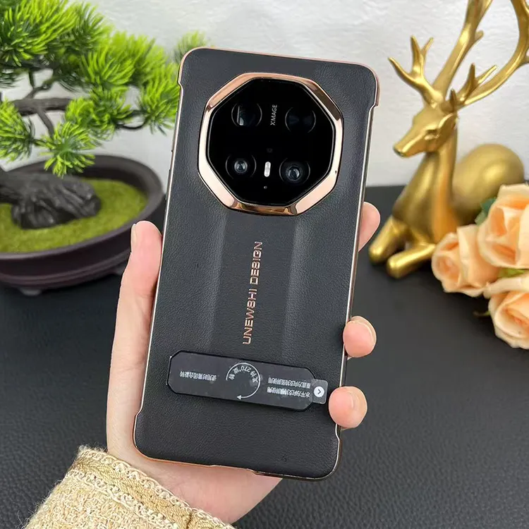 适用华为Mate70rs非凡大师手机壳新款时尚60rs旋转支架保护壳商务