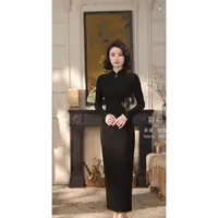 彩彩家【星河梦境】新国风中式长款气质复古日常修身改良款显瘦旗袍