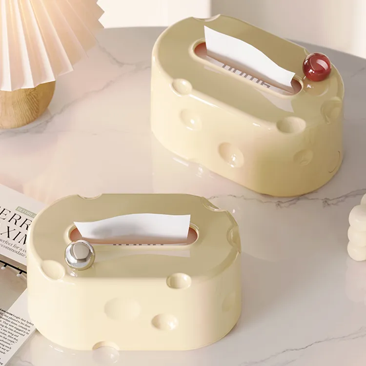橱明星奶酪纸巾盒家用弹簧升降抽纸盒可爱加厚壁挂纸巾收纳