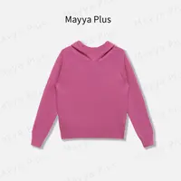 【美羊羊】Mayya Plus麦芽定制棉羊毛显瘦流光风针织衫上衣32537092