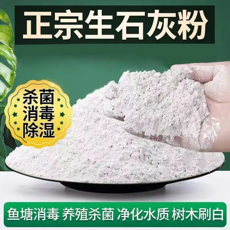 高纯度 生石灰粉氧化钙杀菌消毒除湿防潮防霉种菜杀虫驱除臭刷树