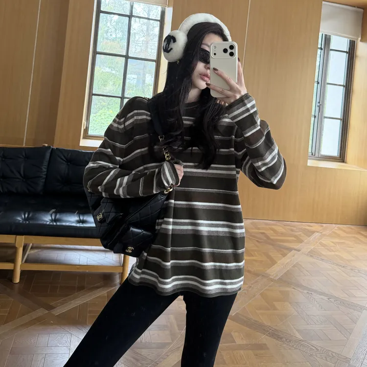  王嬛嬛MsLime25年新款 【冷缎】100%绵羊毛日常百搭毛衫HD2C0899