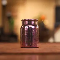 【悦生活】玫红纯钛燕窝茶杯150ml（N00553）
