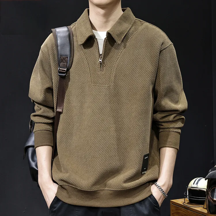 MR.MUDI/穆迪先生2025新款男士卫衣春秋款潮牌宽松休闲长袖上衣