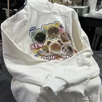 #2230卡通小猫连帽卫衣