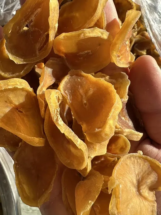 东北土豆干自家小院种植晾晒土豆干