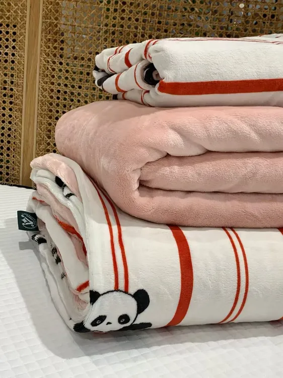 牛奶绒四件套冬季珊瑚绒新款少女小清新风可爱床单被套枕套冬被