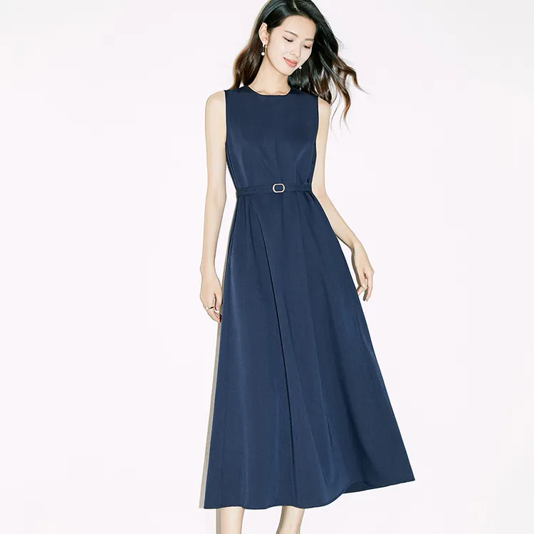 【断码清仓】2025春夏新裙子无袖连衣裙25022013