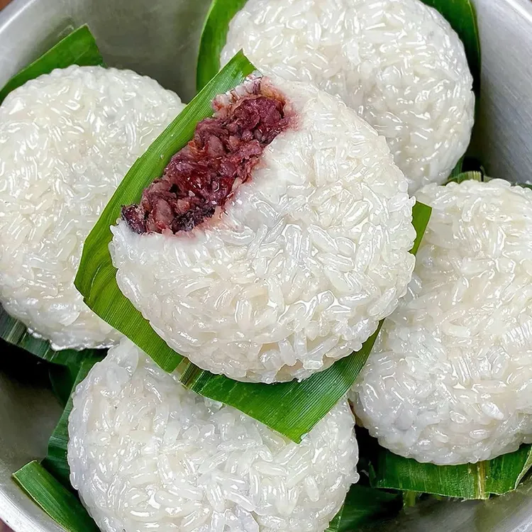 【顺丰包邮】糯米团子豆沙黑芝麻早餐速食包子速冻半成品豆沙包蒸煮