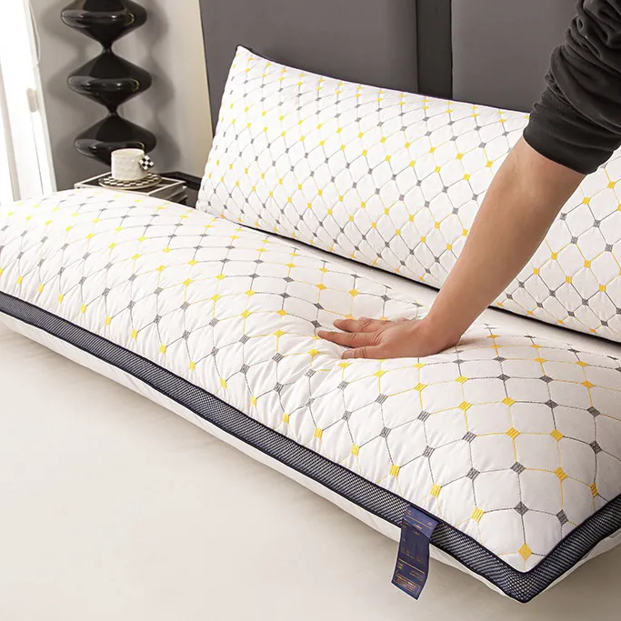 双人枕头双人长枕芯长款一体长条枕1.5米1.8米1.2m护颈椎助睡眠