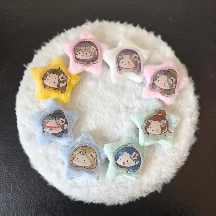 CH国拟五常省份拟人省拟 CH周边谷子毛绒发夹