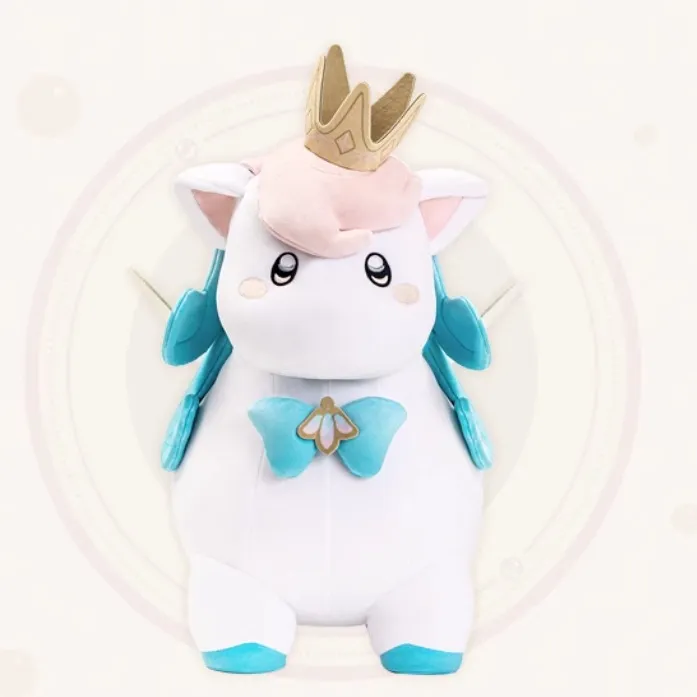 新款 崩坏 星穹铁道毛绒徽章收纳包玩具小伊卡毛绒抱枕公仔