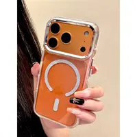 适用苹果iphone17promax简约透明16pro个性高级15韩系14ins手机壳