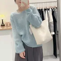 全毛高货~羊毛+浣熊绒~注意洗涤方式~胸124长65针织毛衣 2168
