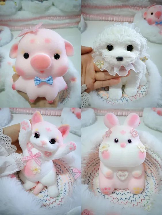 【大号萌宠】选款链接 焱可可DIY纯手工艺解压捏捏乐礼物 默认微瑕