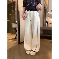 【断码清货】2025秋设计感宽松休闲束脚卫裤 D293 293 W 
