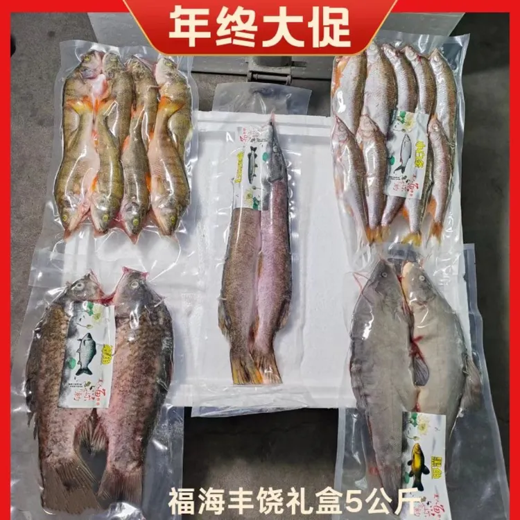【吴老妹甄选】只发新疆福海冷水鱼净重5公斤礼盒五种鱼