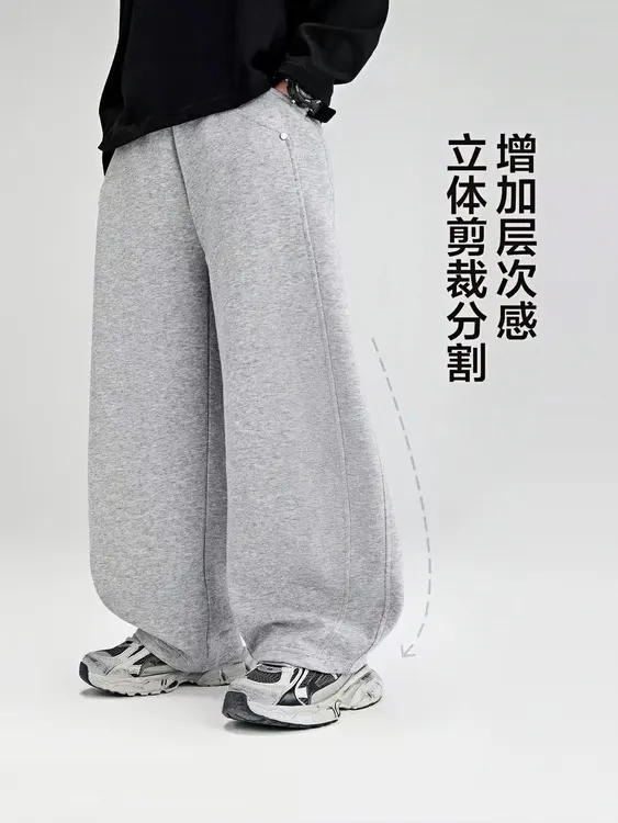 儿童衣服2025潮款痞帅童装中大童宽松百搭男童秋装直筒休闲裤