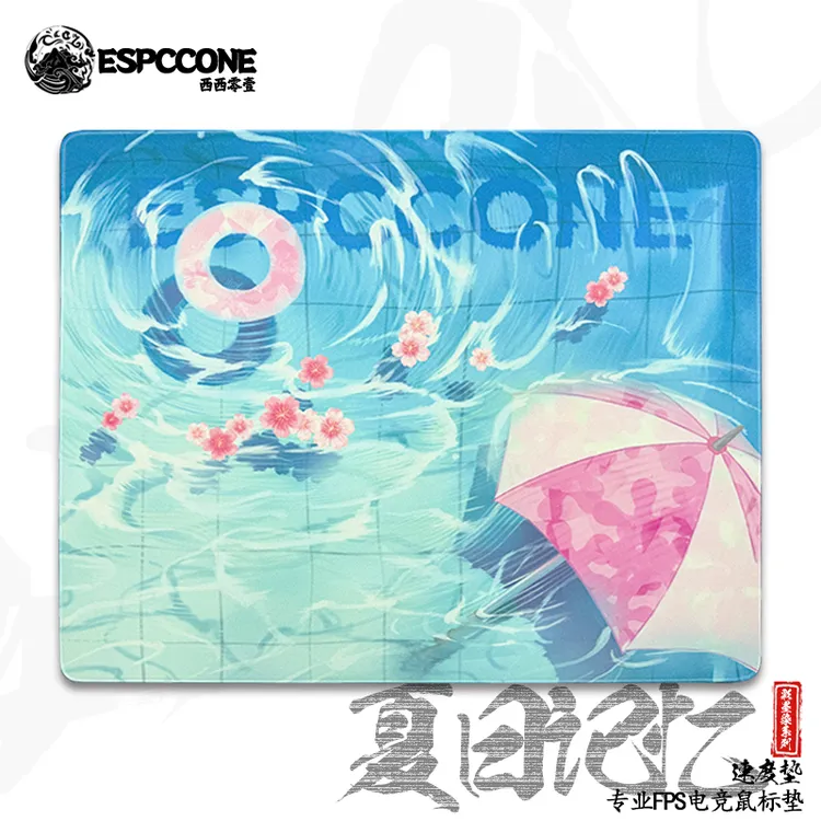 西西零壹电竞游戏鼠标垫CC01夏日记忆顺滑型均衡粗面快启慢停CSGO