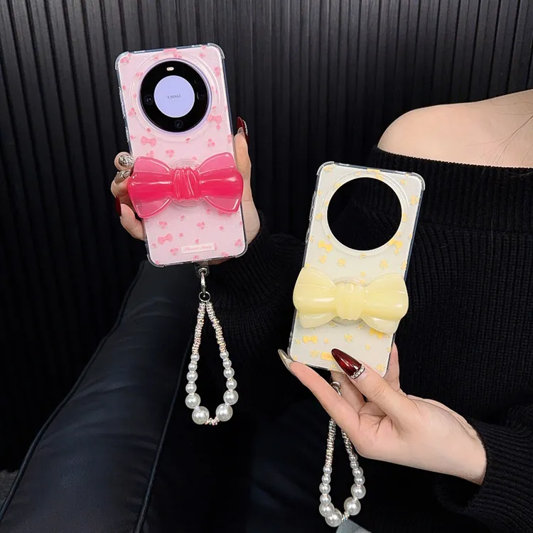 适用华为mate60pro手机壳新款mate60套huawei春日清新碎花细闪女+