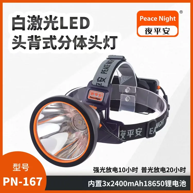 新款强光超亮可充电头戴式头灯户外远射照明适用夜钓矿灯