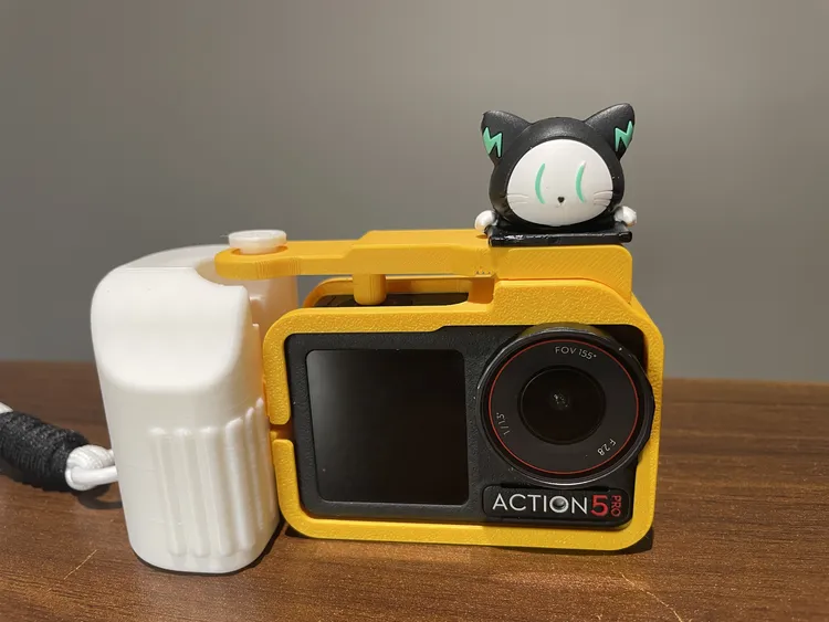 【源头发货】适用大疆action3/4/5街拍套装超高颜值手柄舒适握感！