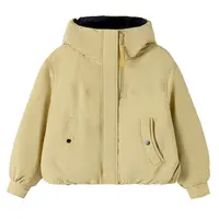 女款双面穿拉链连帽休闲保暖防风羽绒服6862