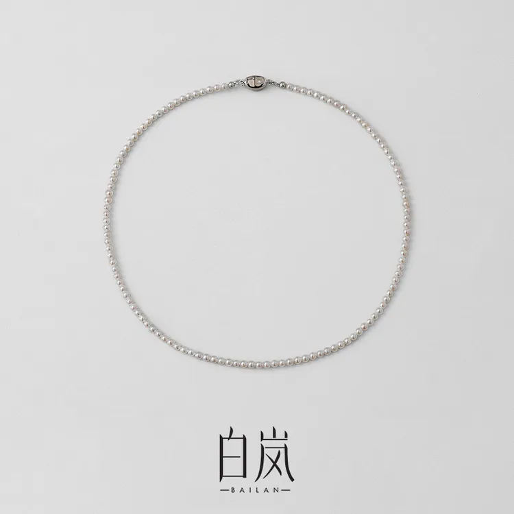 白岚baby珠项链女新款轻奢小众气质时尚百搭经典锁骨链首饰XL2816商品图