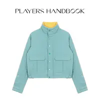 PH《贝加尔湖》冬日轻保暖立领面包骆驼绒时尚休闲棉服外套 PH6263