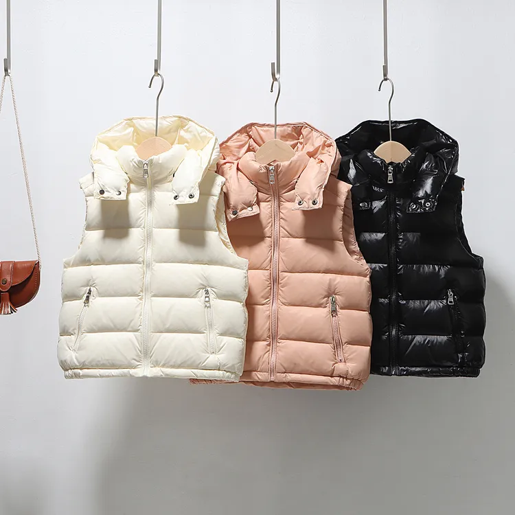 巴拉巴拉男孩女孩儿童羽绒马甲2025秋冬款男女童90白鸭绒背心宝宝