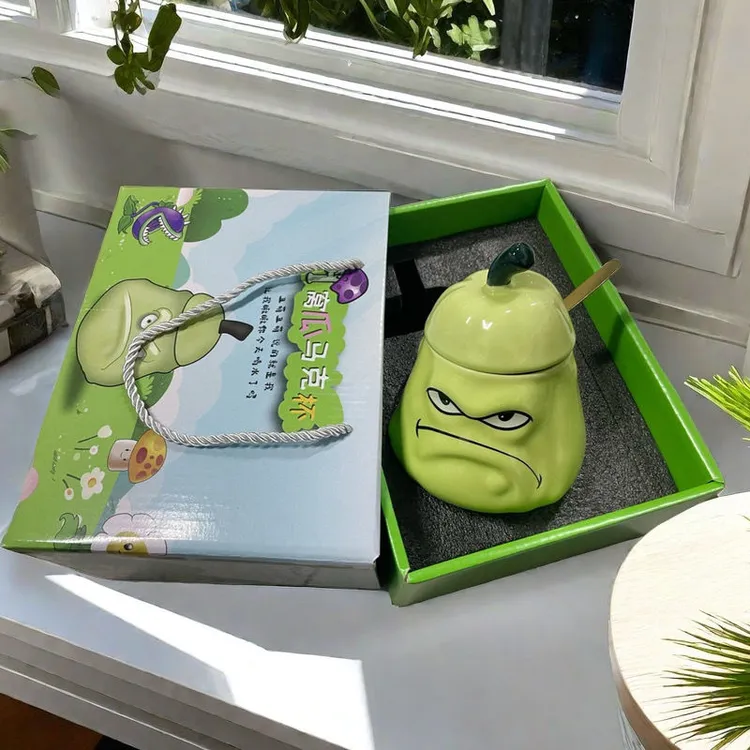 搞怪窝瓜马克水杯女生闺蜜男朋友实用水杯稀奇古怪卡通生日礼物LY