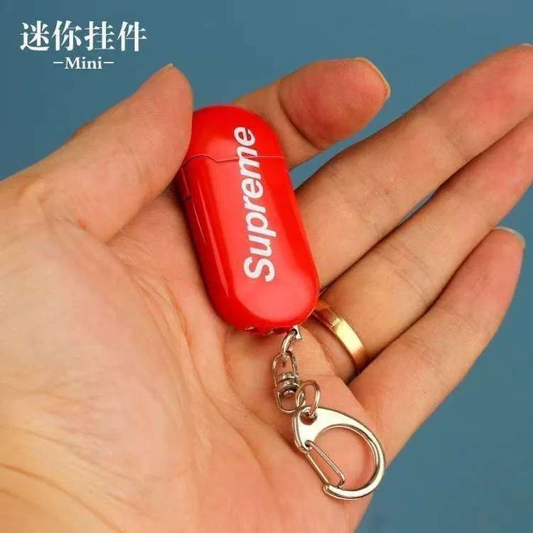 迷你充气打火机点火器防风钥匙扣挂件创意个性礼物
