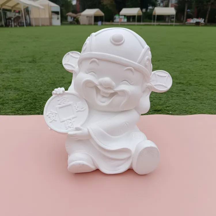 小财神白胚艺术品DIY手作精品（配颜料一套）