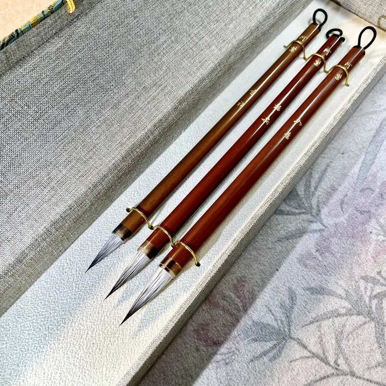 【如意福安】纯毛料狐毫笔楷行草笔尖锋利柔润