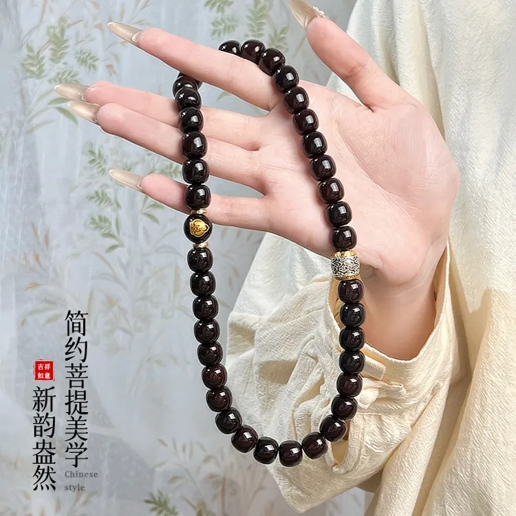 【十二生肖】菩提双圈手串溏心老料生肖文玩老型桶珠赠加厚盘玩袋