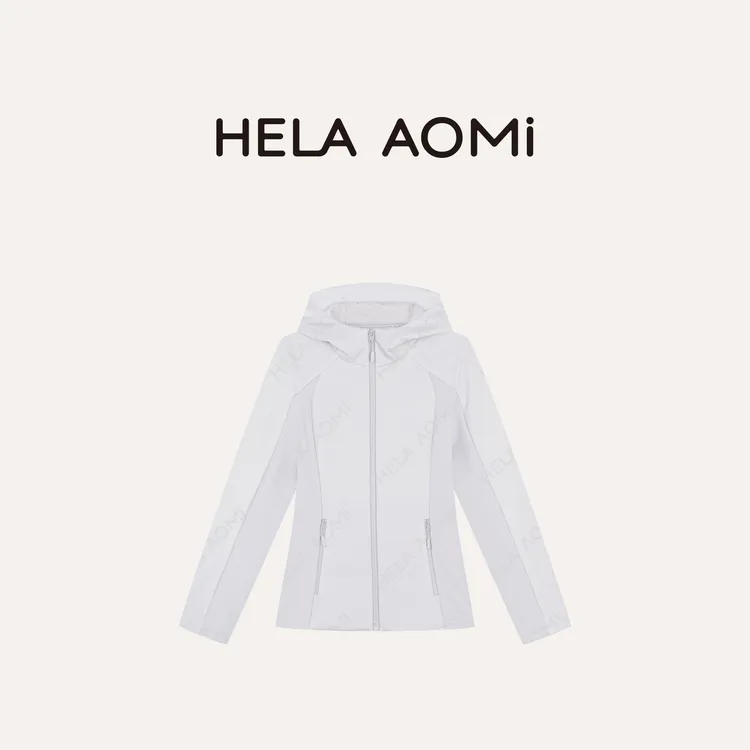 HELA AOMI“波兰进口拉尼亚95白鸭绒”连帽夹克羽绒服CY5DM01674