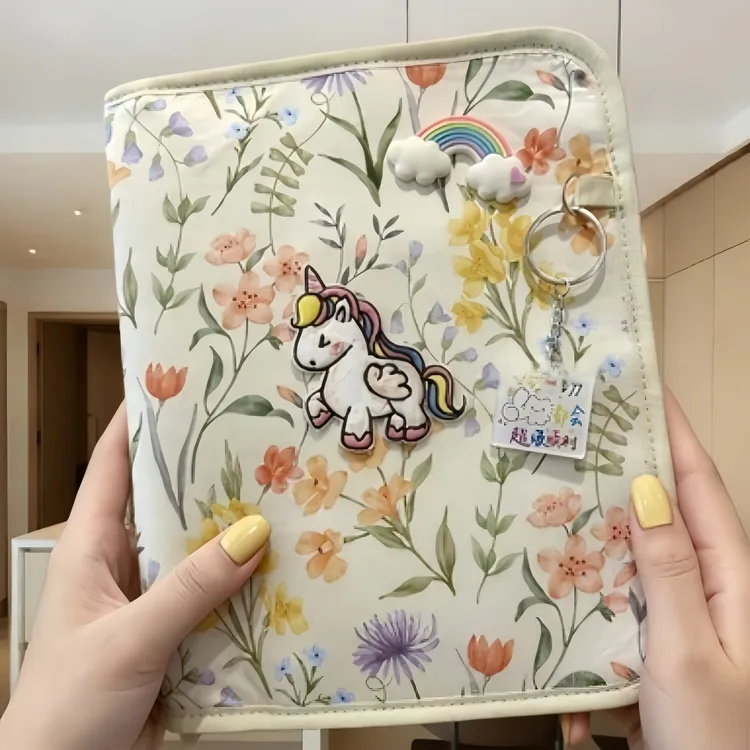 产检收纳册活页孕检资料册高颜值马宝宝孕妈便携式孕期检查报告单