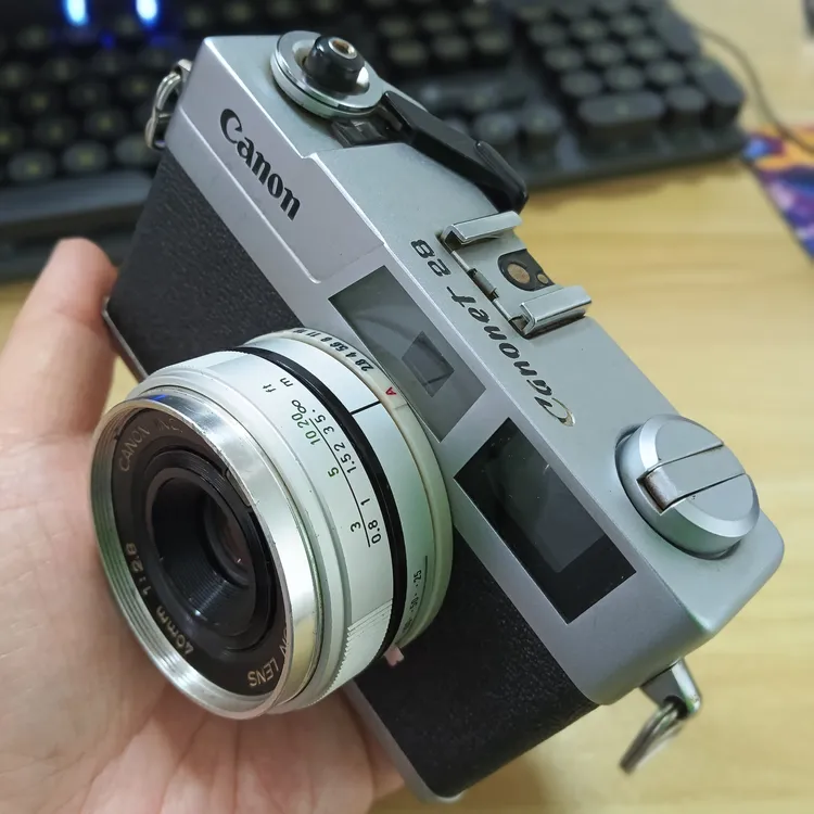 佳能Canonet28胶卷旁轴相机收藏中古相机摆件31888
