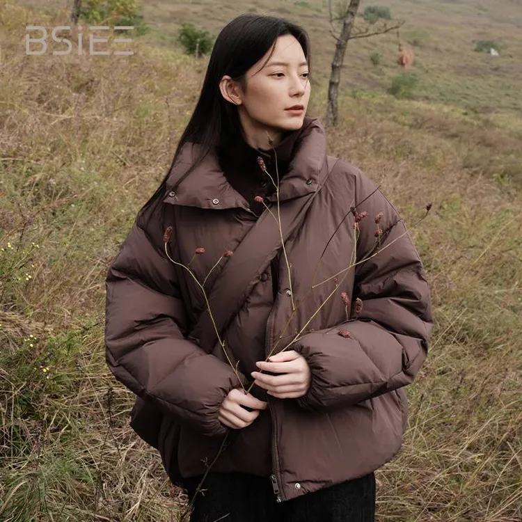 BSIEE本涩挎包立领羽绒服