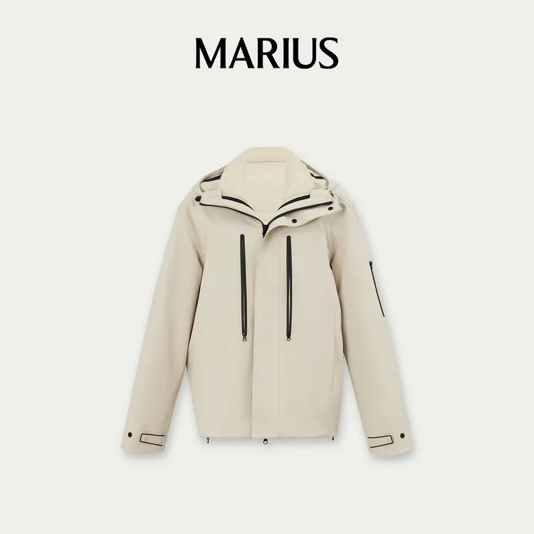 MARIUS-M-'雪绒堡'经典户外运动工装感一手长宽松羽绒服