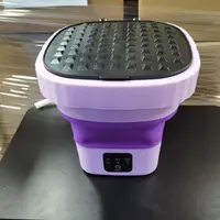 全自动涡轮洗脱一体迷你折叠洗衣机