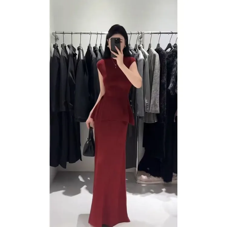 JCC 【半岛情书】设计感针织套装裙女上衣半身裙两件套秋季搭配